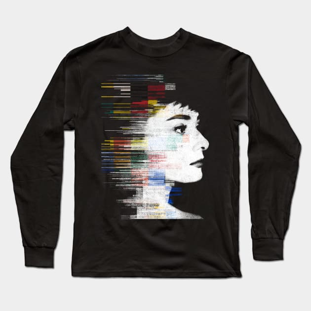 Audrey Long Sleeve T-Shirt by bulografik